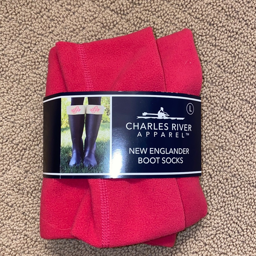 Pink boot socks. For sizes 8-10